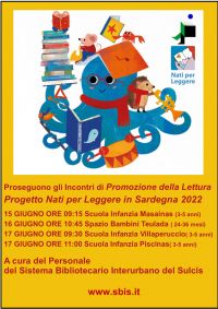 "Nati per leggere”: appuntamenti S.B.I.S.