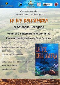 Locandina presentazione "Le vie dell’Ambra"