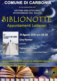 Biblionotte 2ª edizione: Livy Former  presenta IL GHIACCIO NEL CUORE