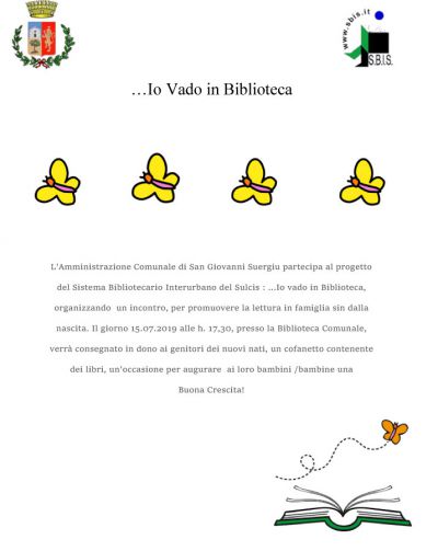 San Giovanni Suergiu: ...Io vado in Biblioteca