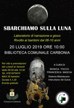 Carbonia: Sbarchiamo sulla Luna