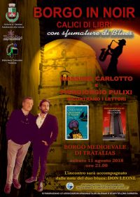 Tratalias: Borgo in noir con sfumature di blues