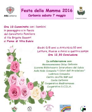 Locandina festa della mamma