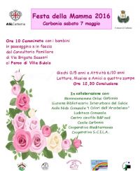 Locandina festa della mamma