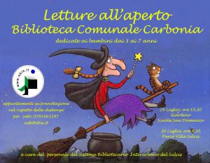 Letture all'aperto dedicate ai bambini 3 ai 7 anni
