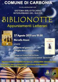 Biblionotte 2ª edizione: Marcello Atzeni