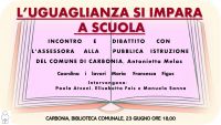 L’UGUAGLIANZA SI IMPARA A SCUOLA