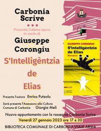 Carbonia Scrive: "S'Intelligèntzia de Elias"