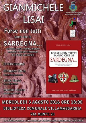 Locandina "Forse non tutti sanno che in Sardegna…"