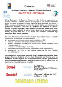 locandina Seminario Comunas - Agenda Digitale Sardegna