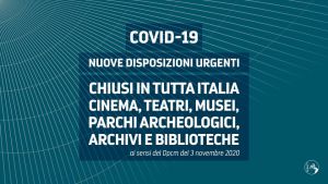 Emergenza Covid-19: Chiusura biblioteche