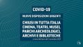 Emergenza Covid-19: Chiusura biblioteche